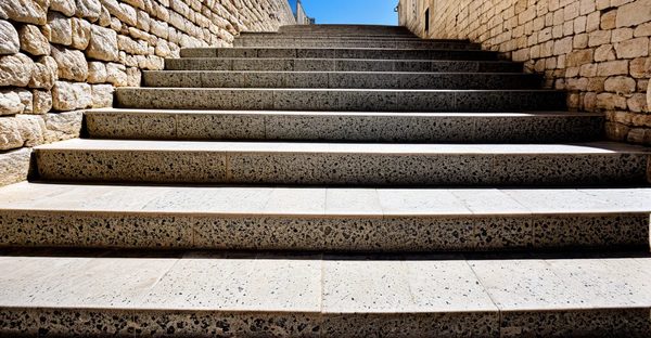 Escaliers en pierre naturelle à marseille : élégance et durabilité