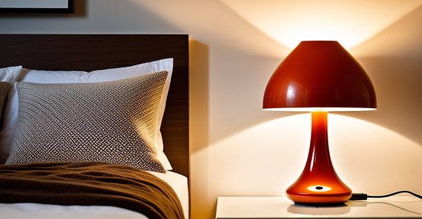 Jouez avec la lumière : la lampe de chevet champignon moderne